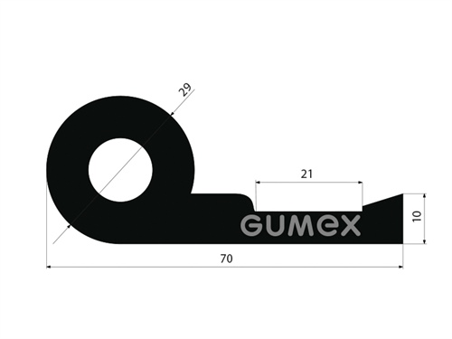 GUMMIPROFILE P-FORM - EPDM